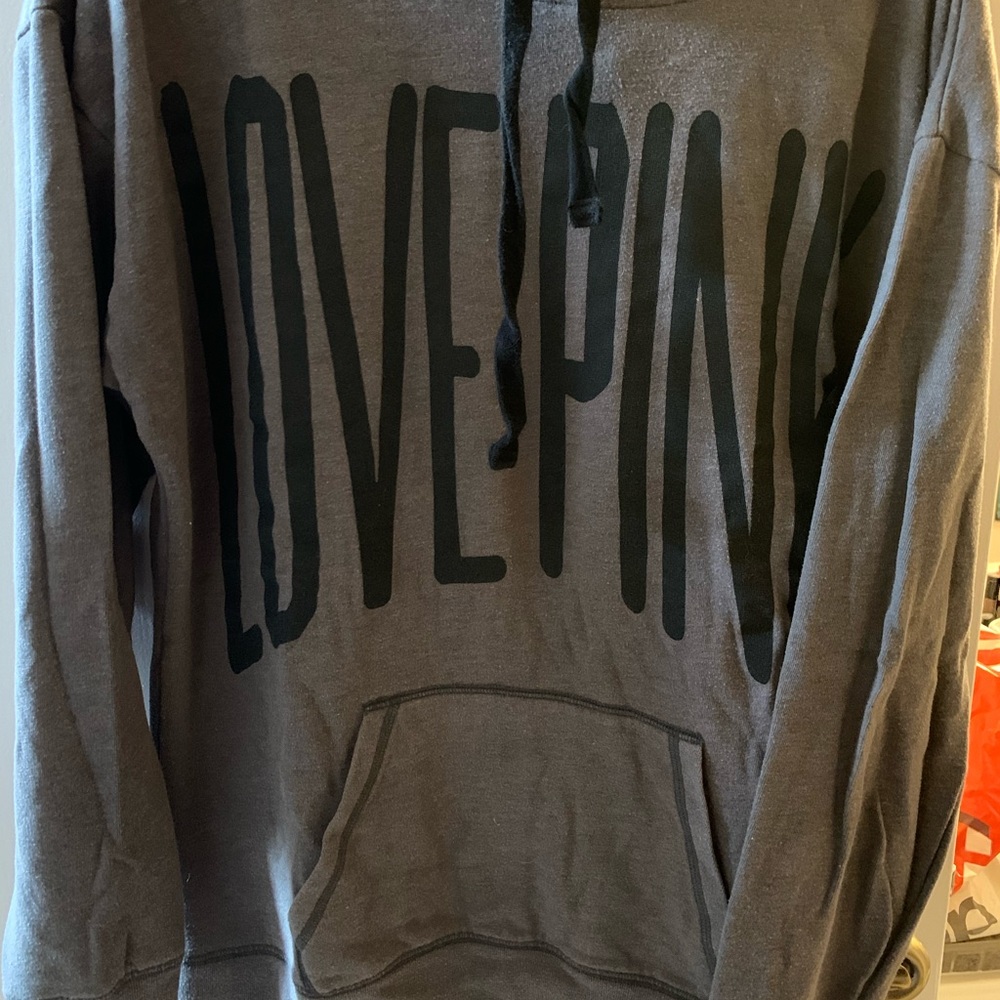 Gray Love Pink Sweater